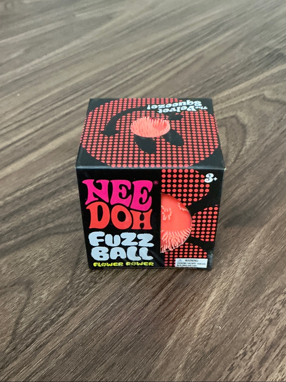 Fuzz Ball Kids Toy - Pink/Coral